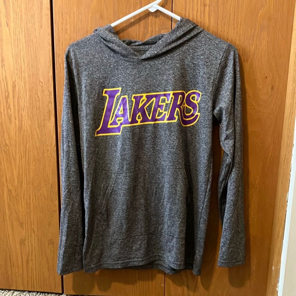 Gray Lakers Hoodie